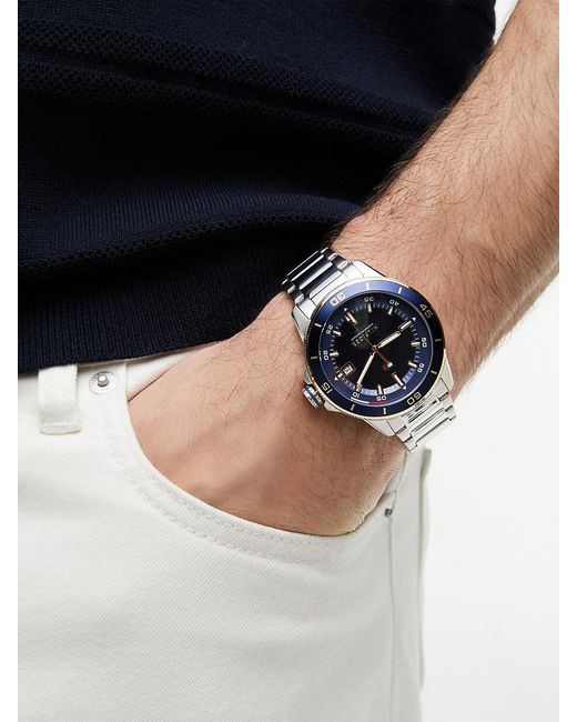 Tommy Hilfiger Blue Stainless Steel Watch for men