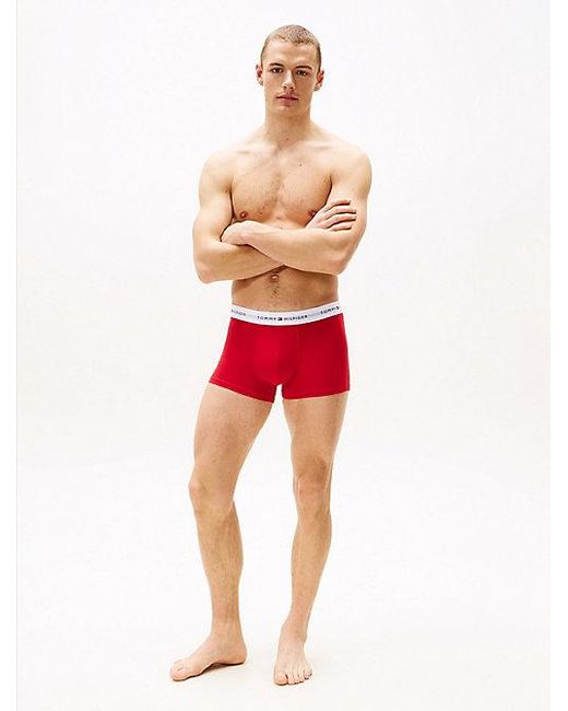 Tommy Hilfiger Set Van 3 Boxershorts Met Logotaille in het White voor heren