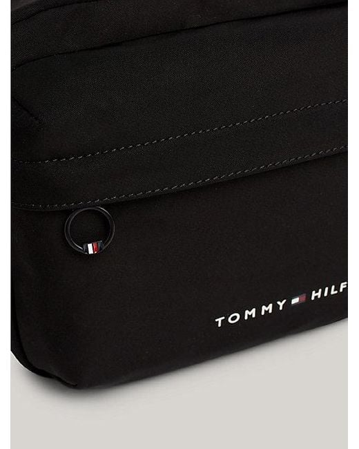 Bolso cartera pequeño con logo y bandolera Tommy Hilfiger de hombre de color Blue