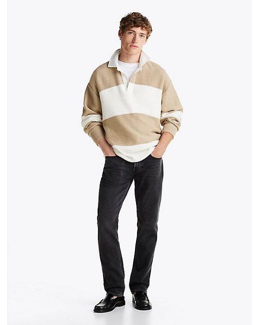 Tommy Hilfiger Denton Zwarte Jeans Met Rechte Broekspijpen in het White voor heren