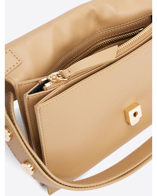 Borsa A Spalla Con Borchie di Tommy Hilfiger in Natural