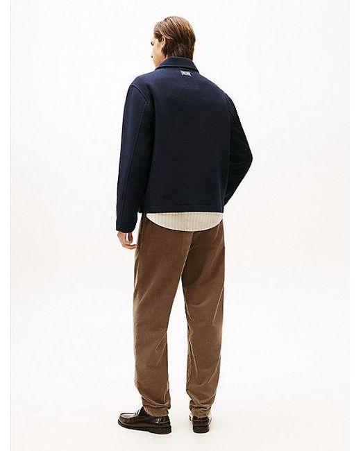 Tommy Hilfiger Ivy Jack Van Wolmix Met Rits in het Blue voor heren