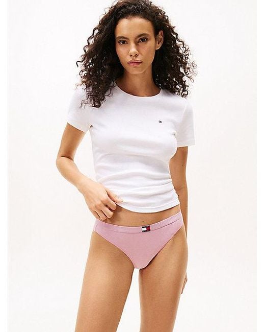Tommy Hilfiger Set Van 3 Slips Met Heritage-Logo in het Gray