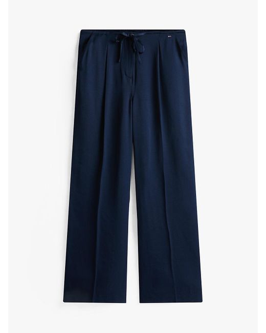 Pantaloni Relaxed Fit Dritti di Tommy Hilfiger in Blue