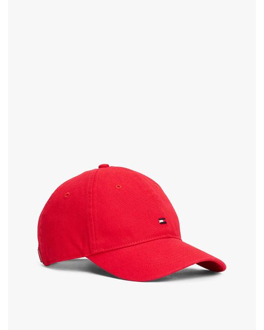Cappello Da Baseball Con Bandierina di Tommy Hilfiger in Red da Uomo