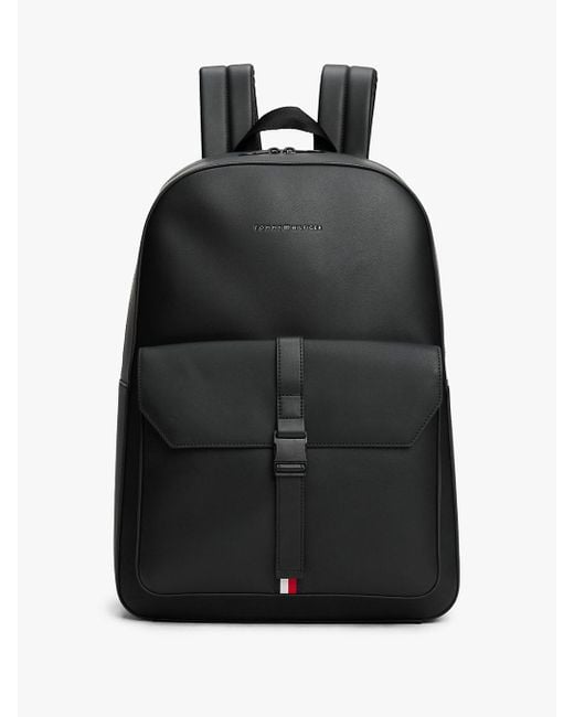 Zaino Con Logo di Tommy Hilfiger in Black da Uomo