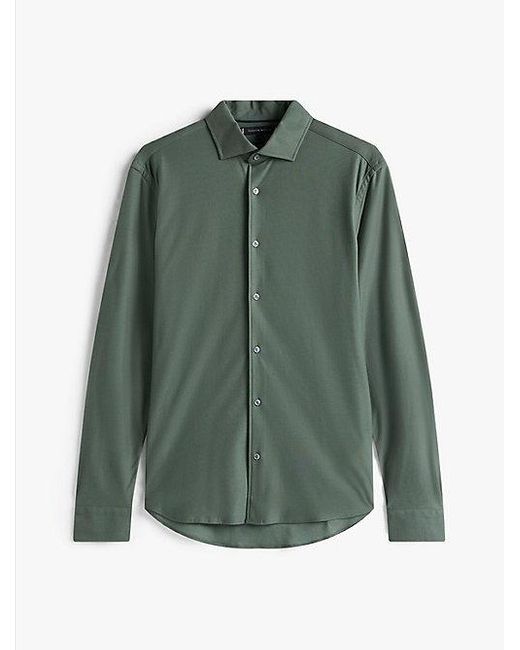 Tommy Hilfiger Performance Smart Casual Slim Fit Overhemd in het Green voor heren