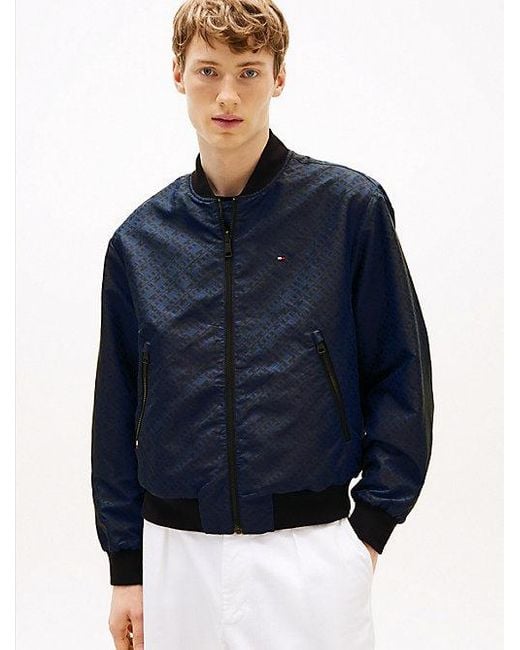 Tommy Hilfiger Reversible Bomberjack in het Blue voor heren