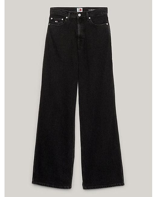 Tommy Hilfiger Claire High Rise baggy Zwarte Jeans in het Black