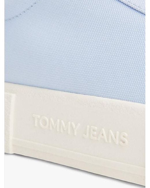 Tommy Hilfiger Blue Sneaker Aus Canvas Mit Plateau-Sohle