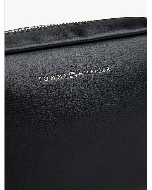 Tommy Hilfiger Crossbody Cameratas Met Webbing Band in het Black