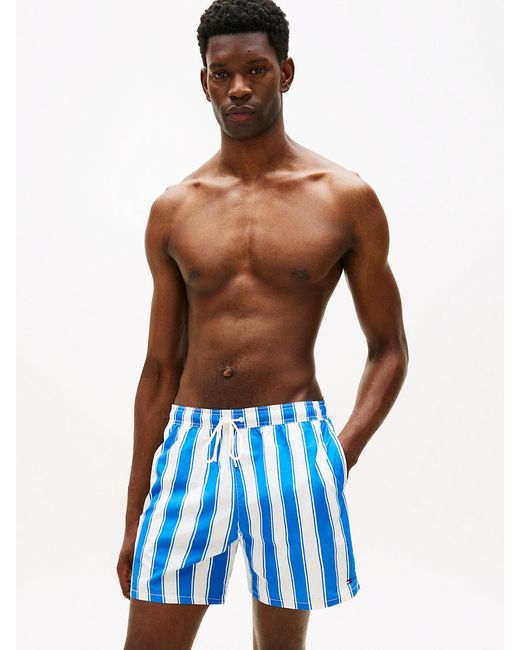 Tommy Hilfiger Multicolor Essential Print Mid Length Swim Shorts for men