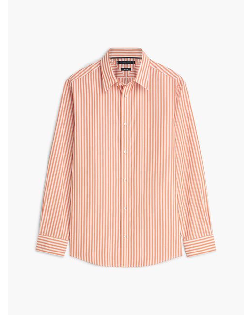 Tommy Hilfiger Pink New York Label Relaxed Stripe Poplin Shirt for men