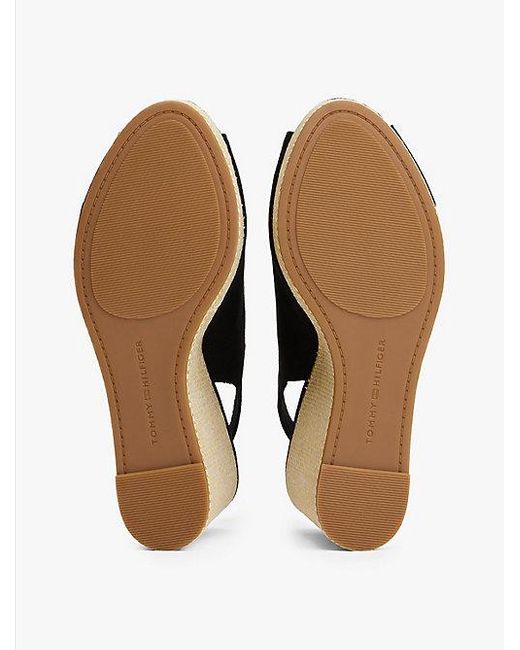 Tommy Hilfiger Natural Slingback-Espadrille Mit Keilabsatz