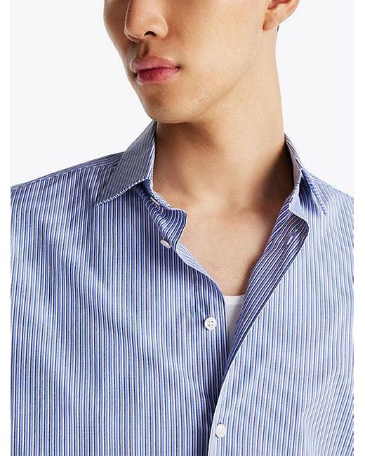Tommy Hilfiger Smart Casual Th Flex Regular Fit Hemd in Blue für Herren