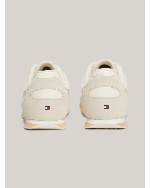 Tommy Hilfiger Natural Heritage Runner Suede Trainers