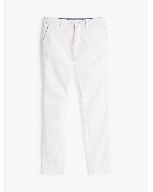 Tommy Hilfiger 1985 Collection Bleecker Slim Fit Chinos in White für Herren