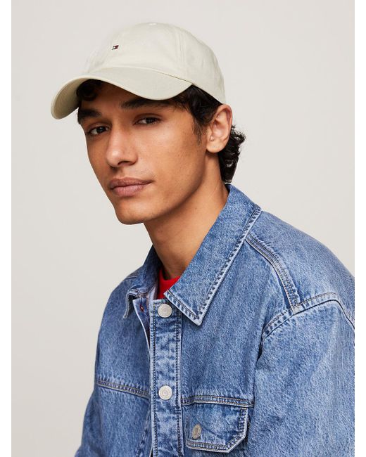 Tommy Hilfiger Natural Six-panel Logo Embroidery Baseball Cap for men