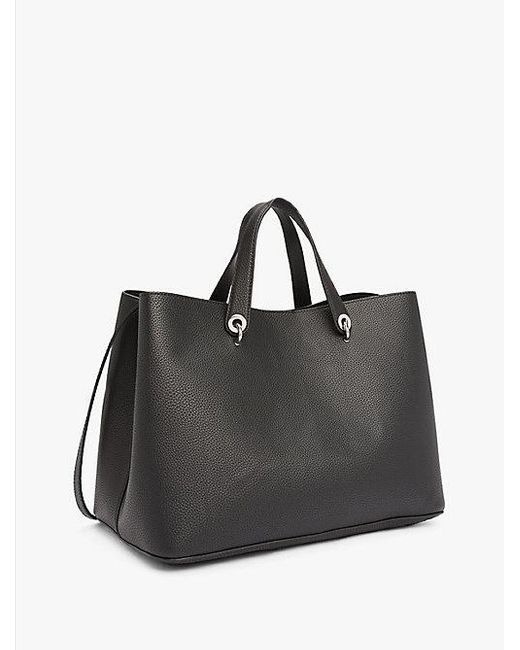 Tommy Hilfiger Handtas Met Th-Embleem in het Black