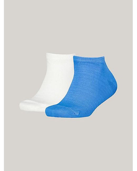 Pack de 2 pares de calcetines de rayas Tommy Hilfiger de hombre de color Blue