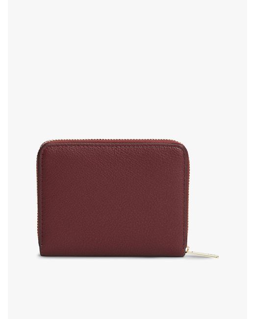Tommy Hilfiger Purple Hilfiger Icon Zip-Around Flap Wallet