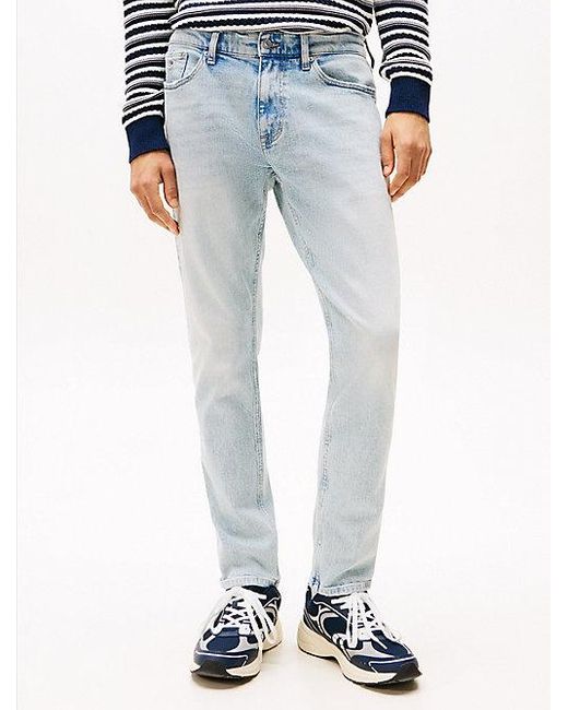 Vaqueros Austin De Pernera Ajustada Cónica Tommy Hilfiger de hombre de color Blue