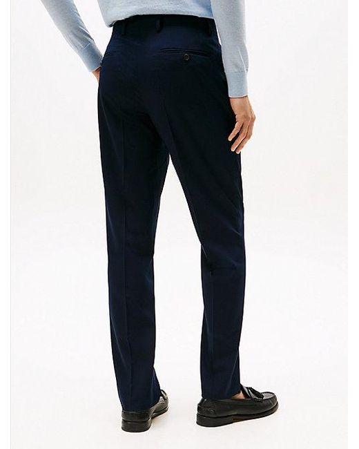 Tommy Hilfiger Anzug Aus Twill Mit Wolle in Blue für Herren