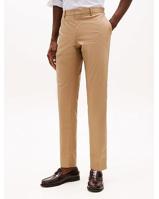 Tommy Hilfiger Slim Fit Pak Met Klepzakken in het Natural voor heren