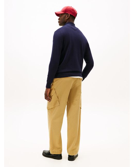 Pull Zippé À Col Cheminée Tommy Hilfiger pour homme en coloris Blue
