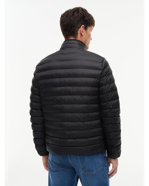 Tommy Hilfiger Black Packable Quilted Jacket for men