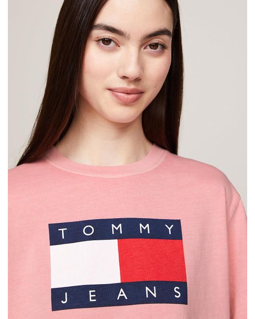 Tommy Hilfiger Red Flag Badge Boxy Fit T-shirt
