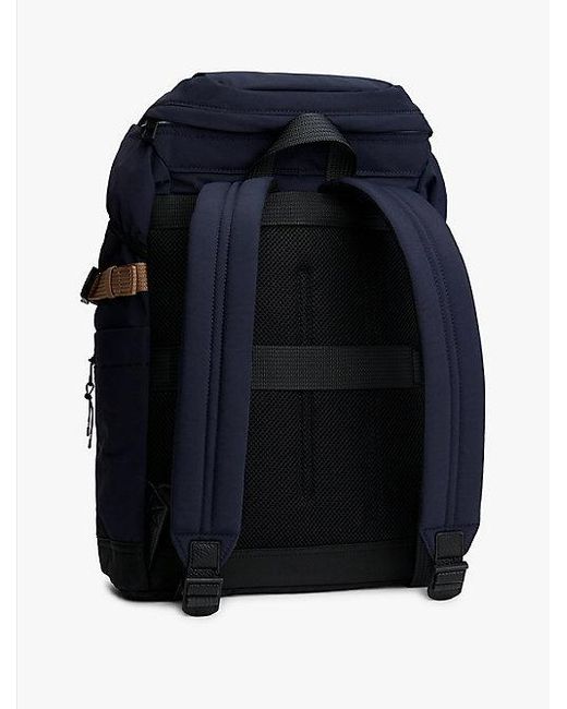 Tommy Hilfiger Textielen Rugzak Met Flap En Logo in het Blue voor heren