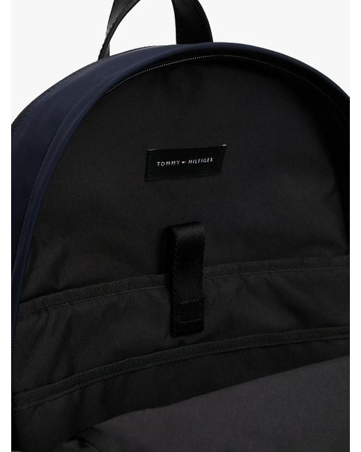 Zaino Con Patch Logo di Tommy Hilfiger in Blue da Uomo