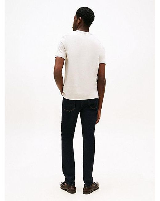 Tommy Hilfiger T-Shirt Met Ronde Hals En Tropisch Logo in het White voor heren