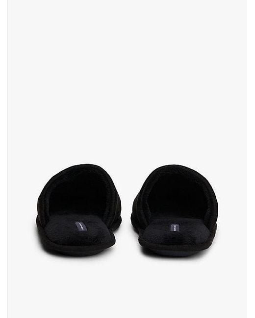 Zapatillas Con Logo Bordado Tommy Hilfiger de hombre de color Black