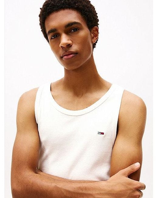 Tommy Hilfiger Set Van 2 Extra Slim Fit Tanktops in het Black voor heren