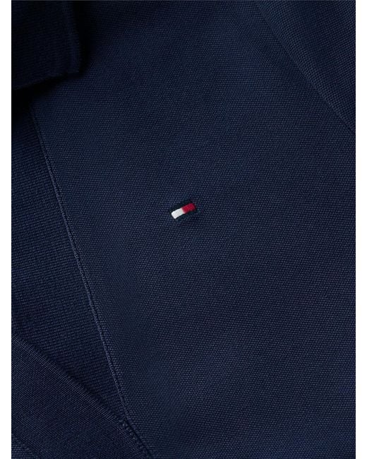 Tommy Hilfiger Blue 1985 Slim Mini Short Sleeve Polo Dress