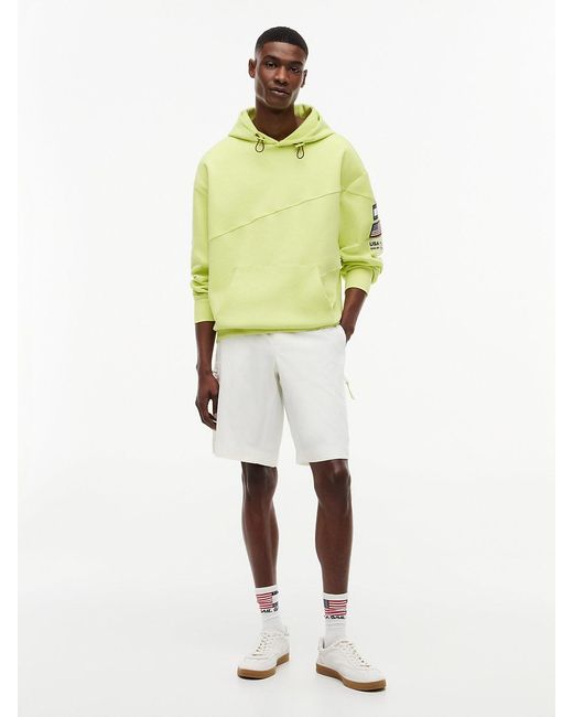 Tommy Hilfiger White Tommy X U.s. Sail Gp Team Cargo Shorts