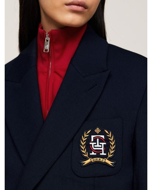 Tommy Hilfiger Blue Tommy X Clot Double Breasted Blazer