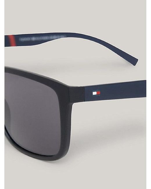 Gafas de sol rectangulares con piqué Tommy Hilfiger de hombre de color Metallic