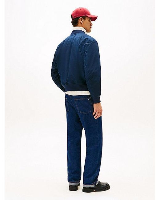 Tommy Hilfiger Waterafstotend Relaxed Fit Bomberjack in het Blue voor heren
