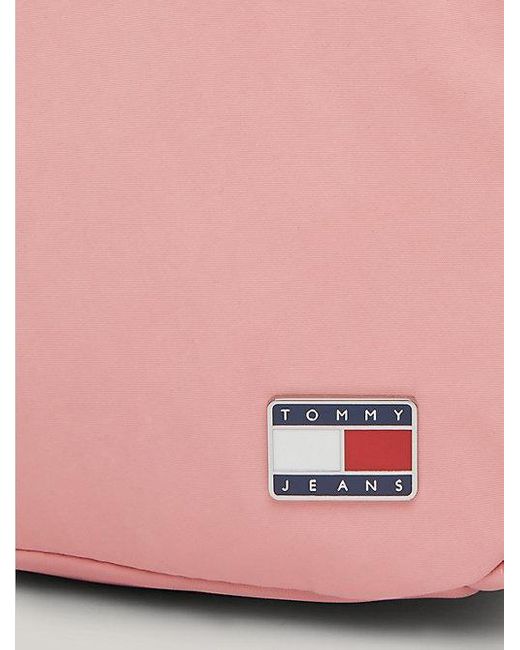 Bolso de hombro con bandolera ajustable Tommy Hilfiger de color Pink