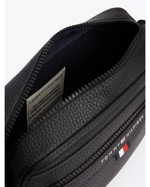 Borsa Reporter Essential Con Logo di Tommy Hilfiger in Black da Uomo