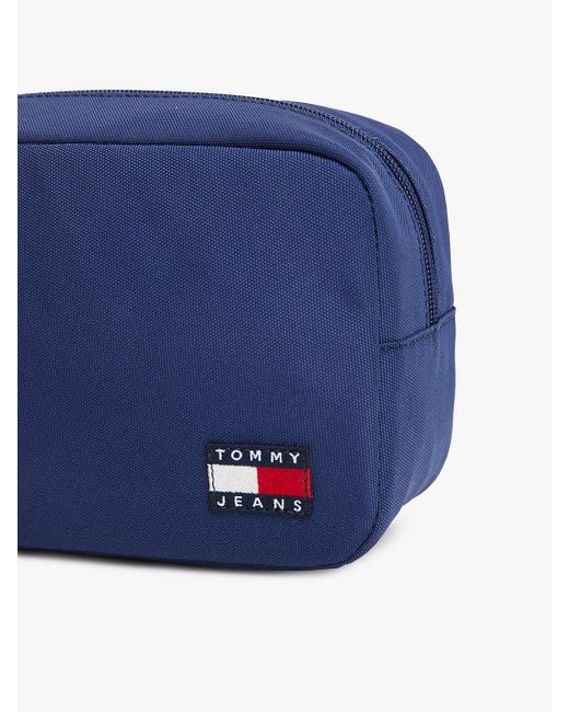 Tommy Hilfiger Blue Essential Washbag for men
