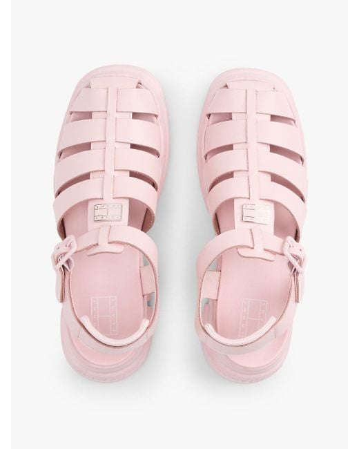 Sandali Da Pescatore Con Suola Spessa di Tommy Hilfiger in Pink