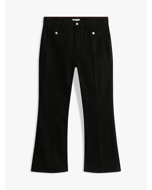 Jean Bootcut Curve Noir Taille Haute Tommy Hilfiger en coloris White