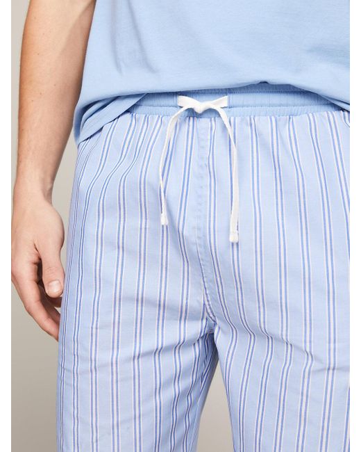 Tommy Hilfiger Blue Th Original Drawstring Shorts Pyjama Set for men