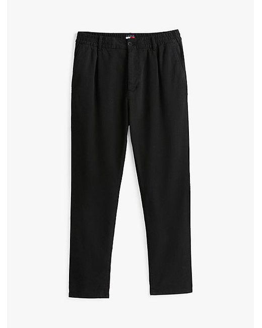 Tommy Hilfiger Isaac Regular Broek Van Twill in het Black voor heren