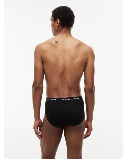 Tommy Hilfiger White 3-Pack Signature Repeat Logo Waistband Briefs for men