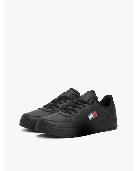 Sneakers Rétro Con Esterno di Tommy Hilfiger in Black da Uomo